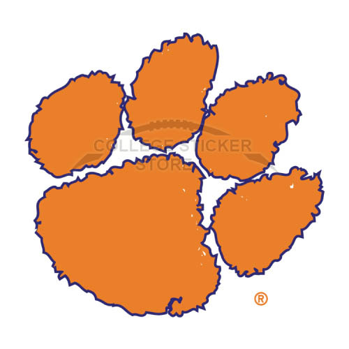 Customs Clemson Tigers Iron-on Transfers (Wall Stickers)NO.4146